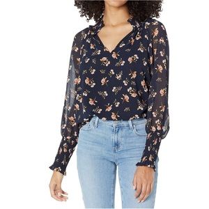 1. State Floral Printed Split Raglan Top XL
